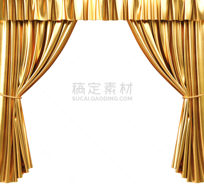 窗帘,黄金,水平画幅,形状,无人,绘画插图,装饰物,图像,开着的,三维图形