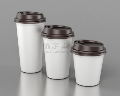 一次性杯子,一次性物品,特写,三维图形,纸咖啡杯,比例,聚苯乙烯,小的,巨大的
