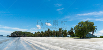 泰国,巴蜀,椰子树,海滩,山,舒服,热带气候,椰子,热带树,岩石
