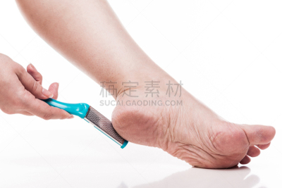 干的,足,皮肤,理毛行为,井,脚掌,人类脚趾,皮肤病学,水平画幅,白人