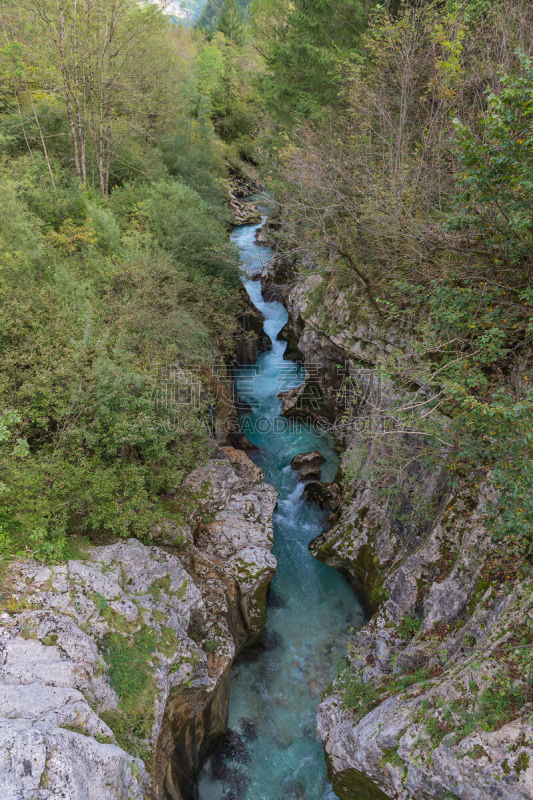 秋天,斯洛文尼亚,索卡河,julian alps,自然,国内著名景点,垂直画幅,图像,小溪,沟壑