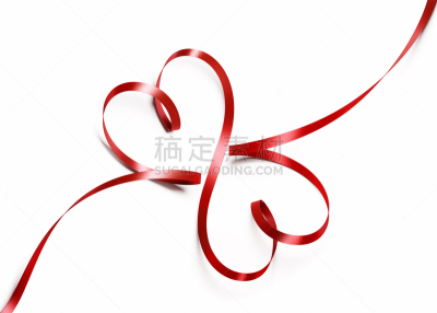 缎带,红色,创造力,丝绸,动物心脏,两个物体,圣瓦伦提诺,濑田河,艾滋病警示丝带,灵感