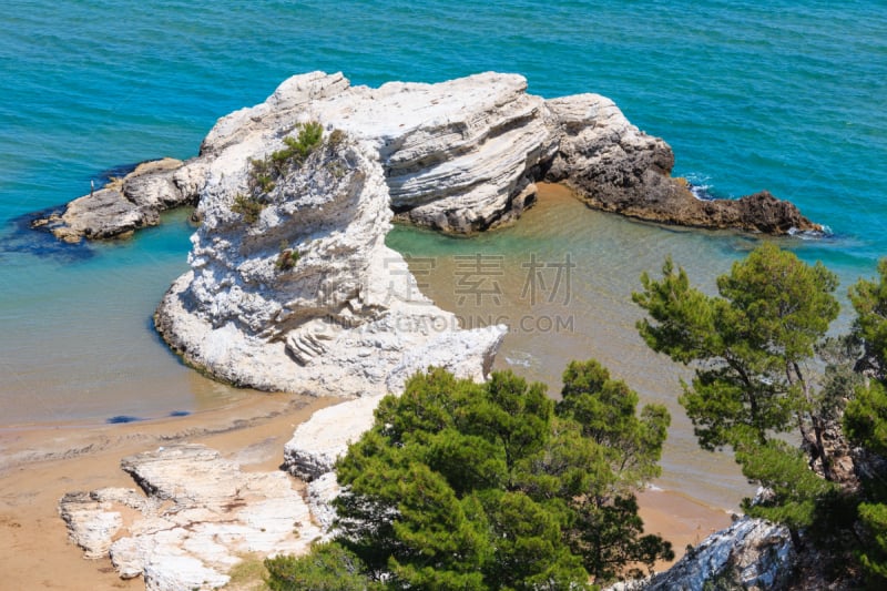 夏天,海滩,意大利,丽都,苏打,水,美,水平画幅,沙子,无人