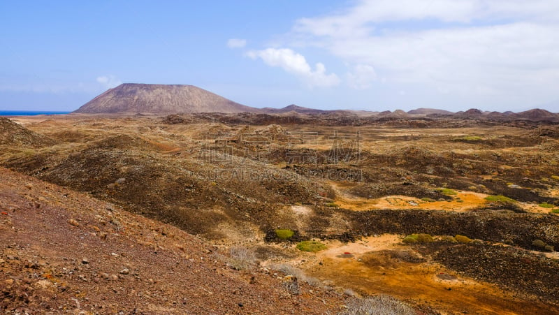 火山地形,罗博斯角州立保护区,富埃特文图拉岛,岛,西班牙,天空,公园,灵感,水平画幅,山