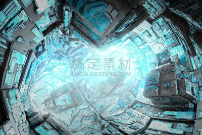 空间站,隧道,未来,人造的,建筑结构,被抛弃的,空间探索,太空,图像,无人