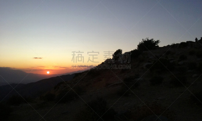 加利福尼亚,沙漠,动机,太阳,自然,古奇拉谷,美国,水平画幅,云,山