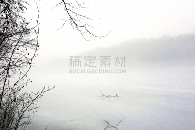john wayne,湖,新泽西,雾,白昼,韦恩市,水平画幅,无人,抽象,黑白图片