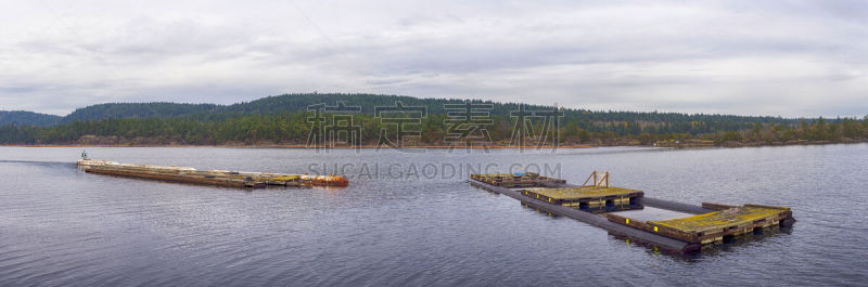 雷地史密斯,城镇,全景,大不列颠哥伦比亚,加拿大落基山脉,海湾,背景,水,天空,水平画幅