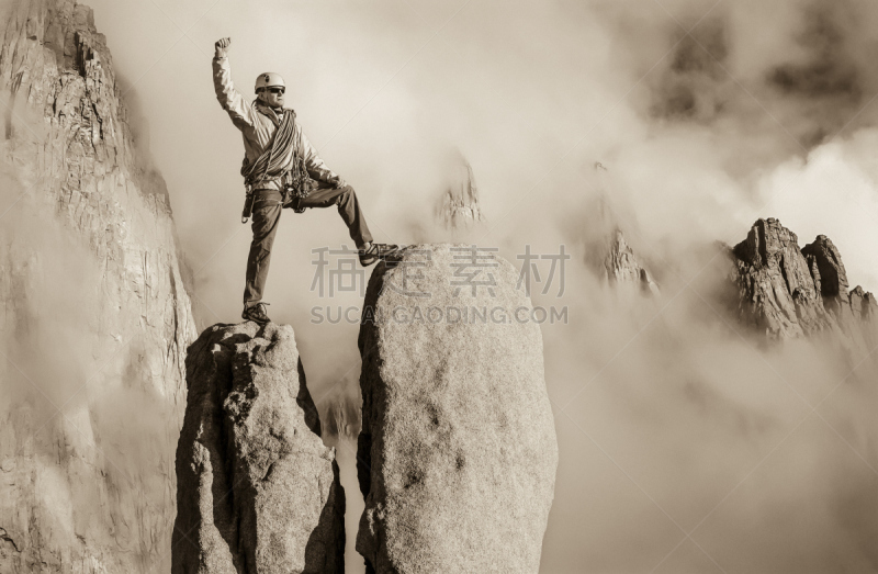 山,领导能力,灵感,水平画幅,垂降,在边上,风险,户外,决心,活力