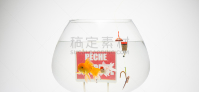 玻璃鱼缸,标志,鱼钩,鸭舌帽,禁止的,水平画幅,水下,玻璃,家庭生活,拆毁的