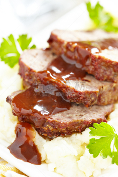 Meat Loaf,棕酱,垂直画幅,褐色,无人,开胃品,配方,研磨食品,烹调,烘焙