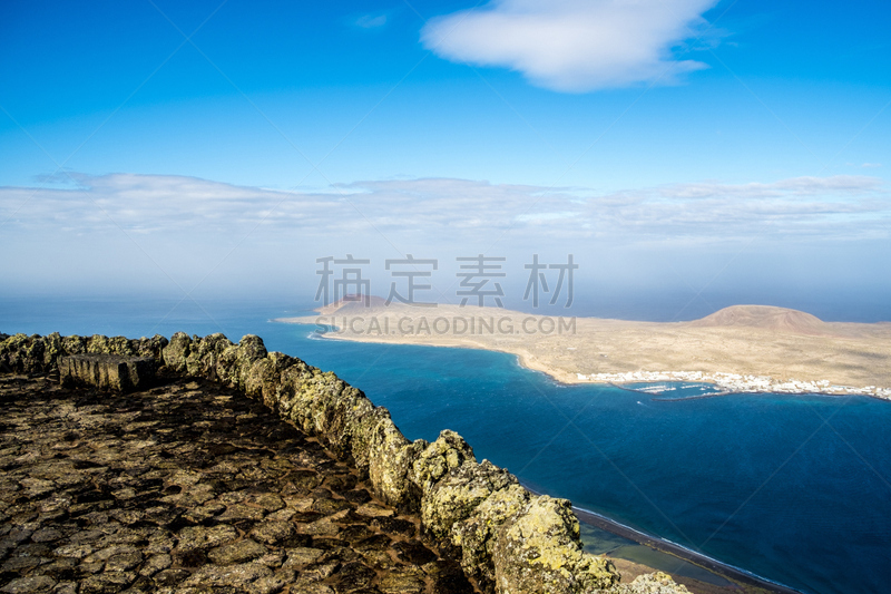 la graciosa,加那利群岛,兰萨罗特岛,地名,旅游目的地,水平画幅,无人,全景,欧洲,大西洋群岛