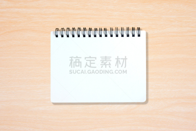 纹理效果,书页,白色,木制,笔记本,螺旋记事本,速写本,留白,水平画幅,平视角