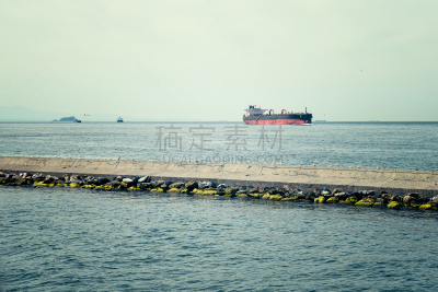 马尔马拉海,船,安静,伊斯坦布尔,自由,马尔马拉海地区,客轮,波浪,背景,夏天