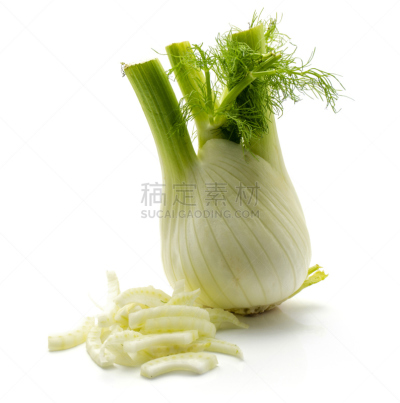 茴香,分离着色,肿胀的,蔬菜,丝状的,清新,一个物体,背景分离,花鳞茎,茴芹