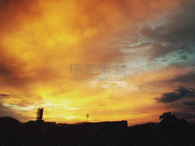 暗色,云景,曙暮光,热带气候,云,泰国,黄昏,禅宗,自然美,夏天