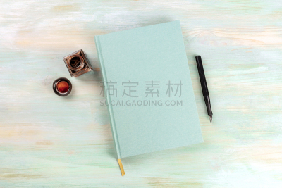 水鸭,油墨缸,在上面,水笔,钢笔尖,平衡折角灯,文字,摄影