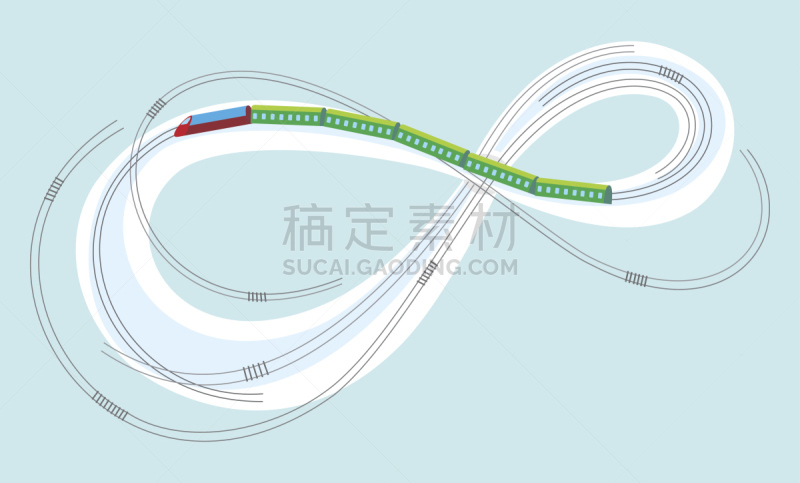 火车,麦比乌斯带,队服,安全,横截面,线条,平视角,几何形状,一个物体,技术