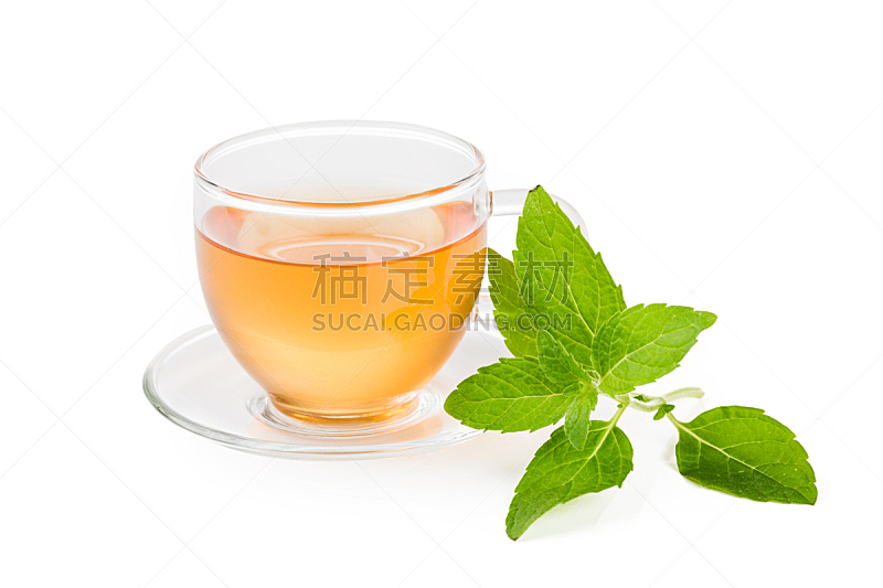 茶杯,白色背景,分离着色,饮料,茶,热,健康保健,绿茶,清新,一个物体