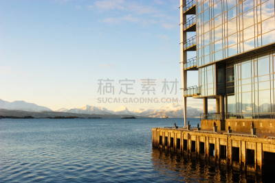 酒店,帆,莫尔德,水,天空,美,客船,水平画幅,工业船,无人
