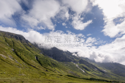 斯沃尔维尔,山,海岸线,在之间,水,天空,水平画幅,高视角,雪,无人