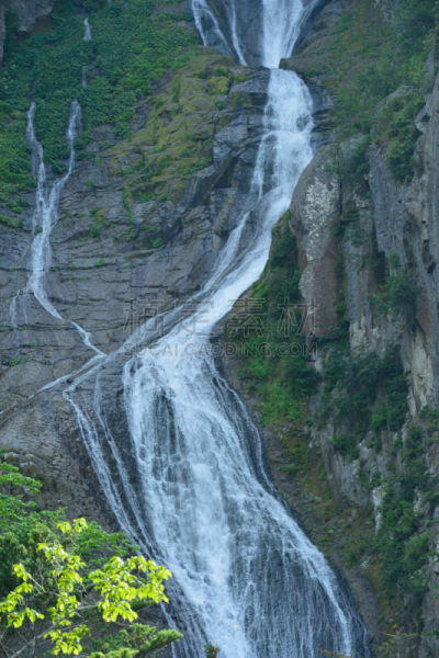 星系,秋天,层云峡,自然,垂直画幅,瀑布,无人,户外,北海道