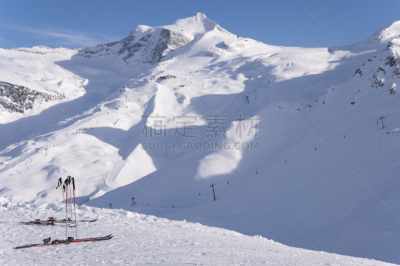 hintertux glacier,滑雪雪橇,hintertux,齐勒谷,滑雪缆车,图克斯,电梯,滑雪坡,天空,度假胜地