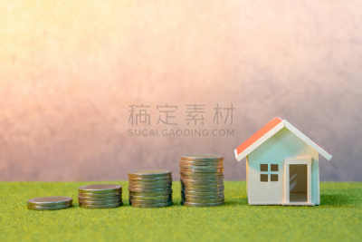 草,抵押文件,模型,商务,房地产,房屋,概念,贷款,背景,叠