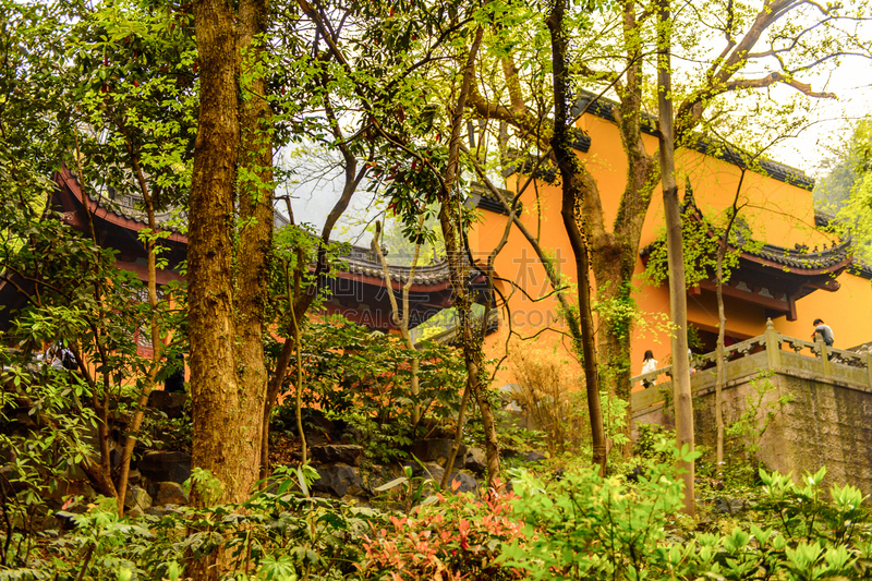 佛,宝塔,灵性,复杂性,寺庙,瓷器,灵隐寺