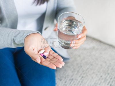 健康保健,营养品,玻璃杯,药丸,女人,概念,手,水,饮料,老年男人