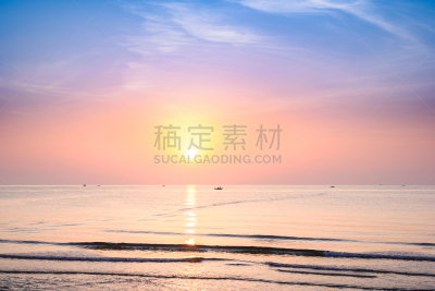 海滩,黎明,鸡尾酒,自然美,华欣,巴蜀,水,天空,美,水平画幅