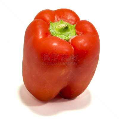 红色灯笼椒,分离着色,白色背景,灯笼椒,素食,无人,膳食,胡椒坚果,椒类食物,营养品