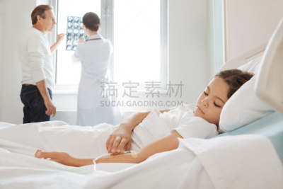 女孩,平和,疲劳的,静脉滴注,全科医师,实验服,替代疗法,辅导讲座,水平画幅,父母