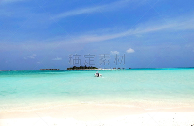 马尔代夫,青绿色,蓝湖,水平画幅,印度洋,无人,假日别墅,全景,马累,户外