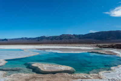 水,智利,阿塔卡马沙漠,蓝色,特拉华,非凡的,南美,沙子,雪,旅行者