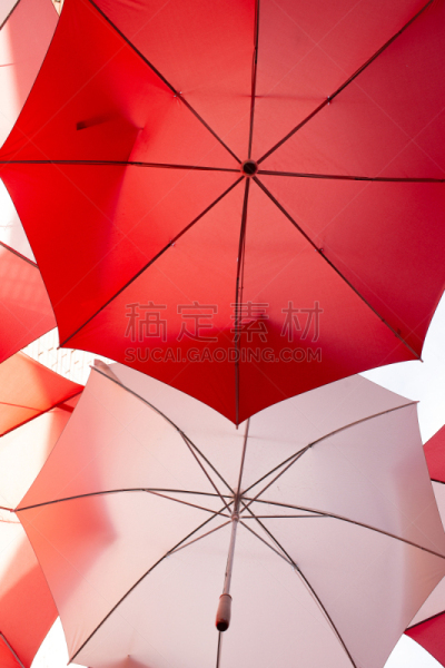 伞,白色,红色,垂直画幅,遮阳篷,建筑,无人,维多利亚,维多利亚州,建筑结构