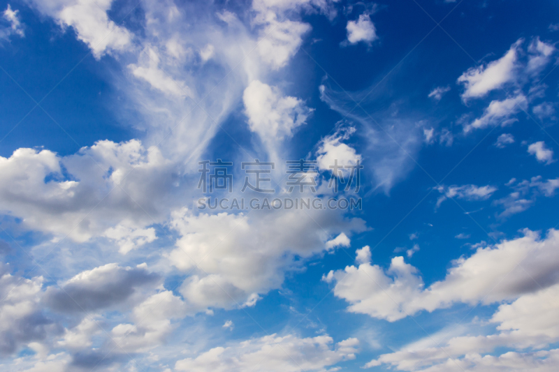 天空,云景,积雨云,卷云,风,水平画幅,湿,科学,夏天,部分