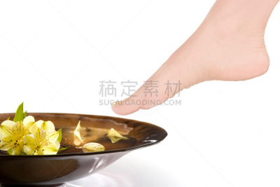 足浴,华贵,平和,背景分离,纯净,清新,健康,芳香疗法,修脚,美容