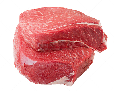 背景分离,肉,牛肉,充满的,分离着色,选择对焦,白色背景,蛋白质,四肢,腿