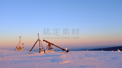 望远镜,古典式,山顶,视力测验,艾迪尔怀尔德,望远镜峰,日落林荫大道,超现实主义,天空,公园