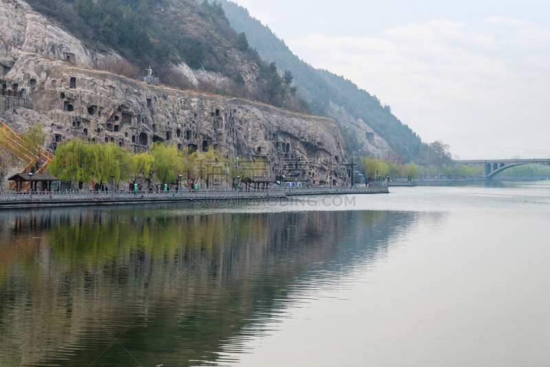 山,风景,河流,彝族,洞穴,西,龙门石窟,洛阳,河南省,漓江