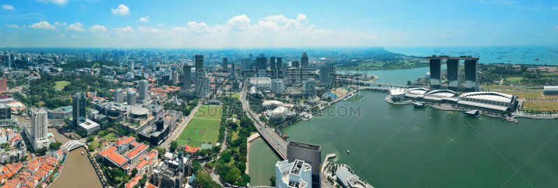 新加坡,水平画幅,建筑,无人,海港,全景,城市天际线,户外,公寓,滨海湾