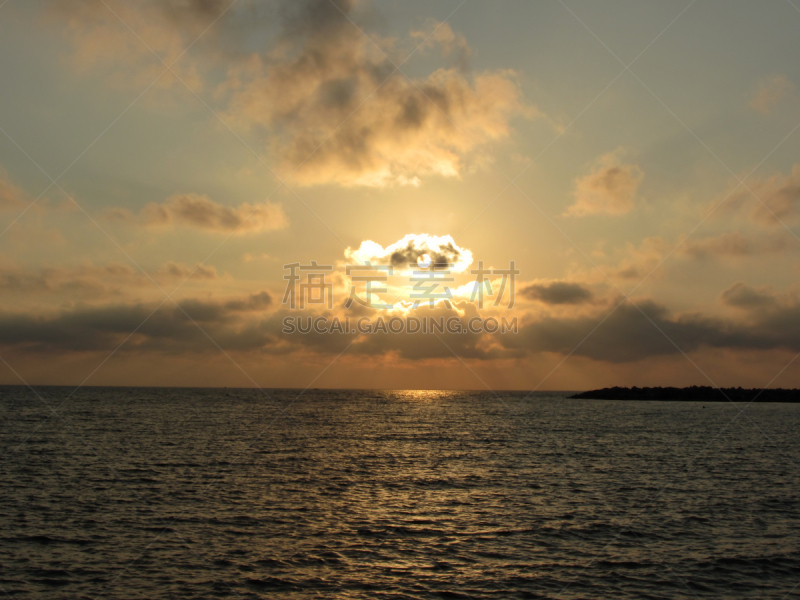 伊特鲁里亚海,白来杭鸡,水,天空,水平画幅,夜晚,无人,夏天,活力,自由