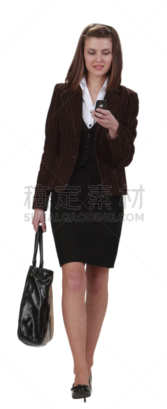 在活动中,女商人,手机,青年人,背景分离,技术,消息,仅女人,多重任务,电话留言