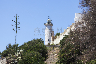 山,灯塔楼,天空,水平画幅,无人,早晨,户外,福恩吉罗拉,都市风景,著名景点