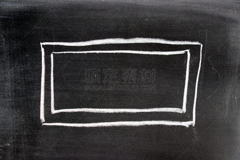 粉笔画,白色,空白的,方形画幅,黑板,背景,绘画插图,留白,边框,艺术