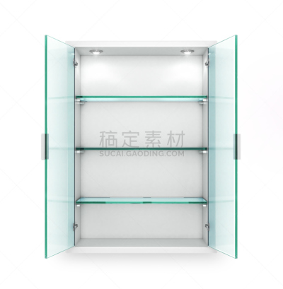 三维图形,架子,绘画插图,柜子,开着的,空杯子,垂直画幅,办公室,新的,无人