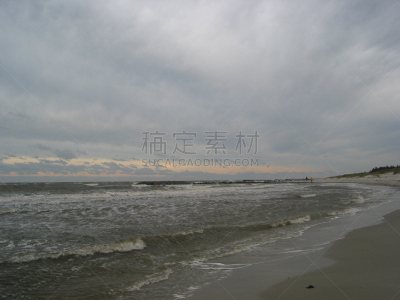 2002,石勒苏益格-荷尔斯泰因,水,天空,风,水平画幅,地形,沙子,秋天,无人