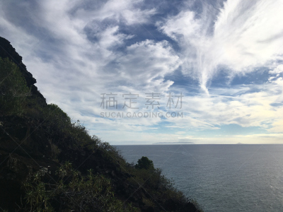 考艾岛,颇里希而海滩,纳柏里海岸,夏威夷大岛,美国,悬崖,水平画幅,无人,太平洋岛屿,户外