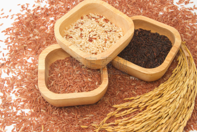 多样,稻,谷类,谷类食品,商品,黑糯米,糙米,饮食,水平画幅,无人